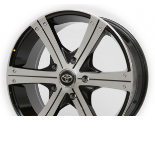 Диски на авто 8,5 R18 6/139.7 Replica Toyota (M15) R18 W8.5 PCD 6/139.7 DIA106,1 ET18