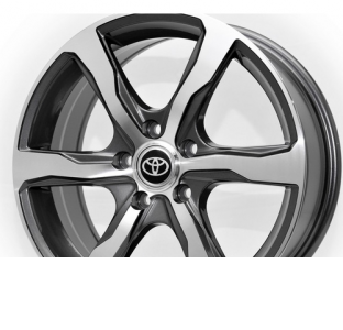 Диски на авто 7 R17 5/114.3 60,1 Replica Toyota (RB383) R17 W7 PCD 5/114.3 DIA60,1 ET42