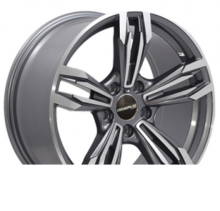 Диски на авто 8,5 R18 5/120 72,6 Zorat wheels BK5730 R18 W8.5 PCD 5/120 DIA74,1 ET38