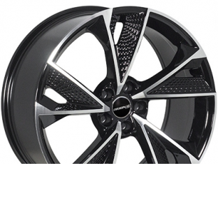 Диски на авто 8,5 R19 5/112 66,6 Zorat wheels BK5749 R19 W8.5 PCD 5/112 DIA66,6 ET25