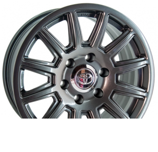 Диски на авто 8 R17 6/139.7 78,1 Replica Toyota 177174 R17 W8 PCD 6/139.7 DIA95,1 ET25