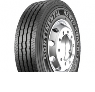 Шини Continental Continental HSW2+ Coach (рулевая) R22.5