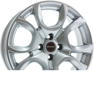 Диски на авто 6 R15 5/98 58,1 Mak Torino R15 W6 PCD 5/98 DIA58,1 ET39