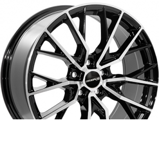 Диски на авто 8 R19 5/114.3 60,1 Zorat wheels BK5137 R19 W8 PCD 5/114.3 DIA60,1 ET30