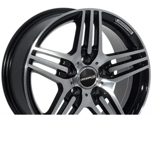 Диски на авто 7 R15 5/112 57,1 Zorat wheels BK146 R15 W7 PCD 5/112 DIA66,6 ET35