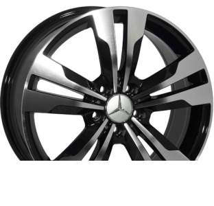 Диски на авто 8 R17 5/112 57,1 Zorat wheels BK754 R17 W8 PCD 5/112 DIA66,6 ET35