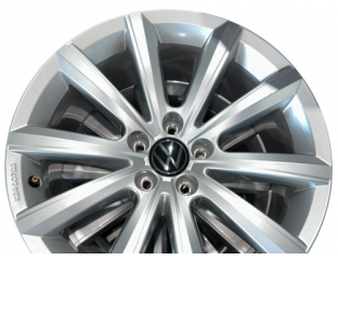 Диски на авто 8 R18 5/112 66,6 Volkswagen oem 760 071 498 R18 W8 PCD 5/112 DIA66,6 ET25