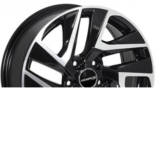 Диски на авто 7 R17 5/114.3 64,1 Zorat wheels BK5025 R17 W7 PCD 5/114.3 DIA64,1 ET45