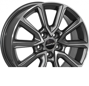 Диски на авто 6,5 R16 5/114.3 67,1 Zorat wheels BK5344 R16 W6.5 PCD 5/114.3 DIA67,1 ET35