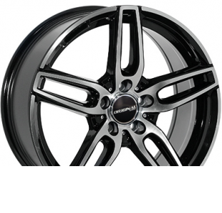 Диски на авто 8 R19 5/112 57,1 Zorat wheels BK5434 R19 W8 PCD 5/112 DIA66,6 ET43