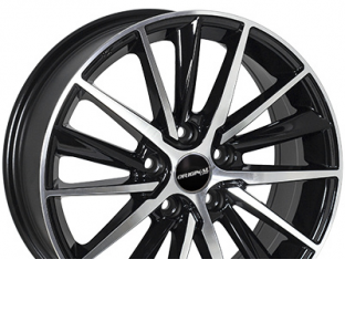Диски на авто 7 R17 5/114.3 60,1 Zorat wheels BK5809 R17 W7 PCD 5/114.3 DIA60,1 ET40