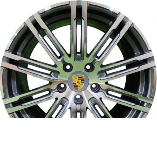 Диски на авто 10 R21 66,6 Replica Porsche 862 R21 W10 PCD 5/130 DIA71,56 ET60