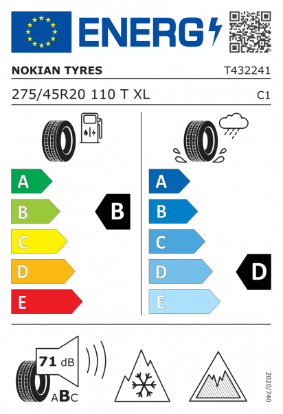 Nokian Hakkapeliitta R5 SUV 275/45 R20 110T XL Eurolabel