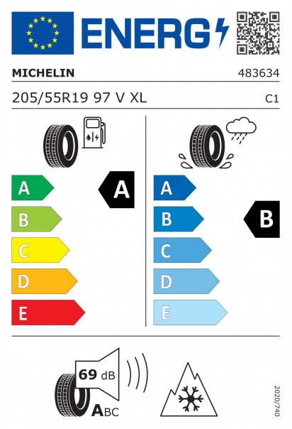 Michelin CrossClimate 2 205/55 R19 97V XL Eurolabel