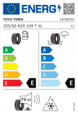 Toyo Observe G3-Ice 255/50 R20 109T XL Eurolabel