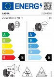 Lassa Iceways 2 225/45 R17 91T Eurolabel