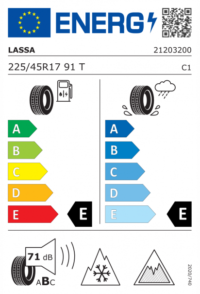 Lassa Iceways 2 225/45 R17 91T Eurolabel