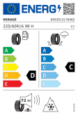 Mirage MR-W962 225/60 R16 98H Eurolabel