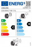 Linglong Comfort Master 225/50 R17 98V XL Eurolabel