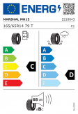 Marshal MH12 165/65 R14 79T Eurolabel