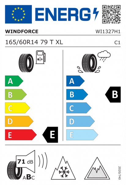 Windforce Snowblazer 165/60 R14 79T XL Eurolabel