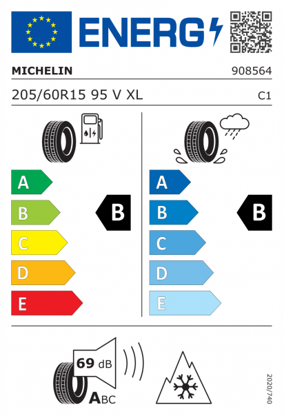 Michelin CrossClimate 2 205/60 R15 95V XL Eurolabel