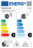 Bridgestone Blizzak DM-V3 245/50 R20 102T Eurolabel