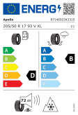 Apollo Aspire XP Winter 205/50 R17 93V XL Eurolabel