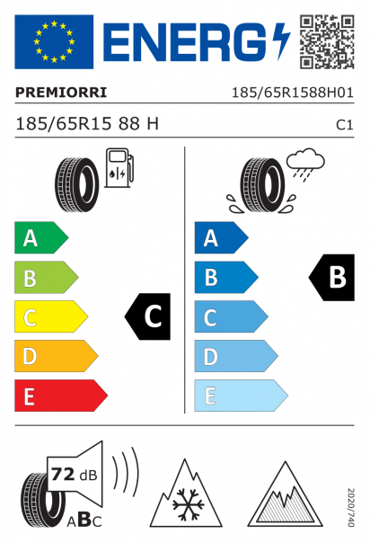 Premiorri Vimero 185/65 R15 88H Eurolabel