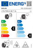 Sailun Ice Blazer Arctic 175/70 R14 88T XL Eurolabel