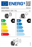 Goodyear Eagle F1 Asymmetric 5 265/40 R20 104Y XL AO Eurolabel