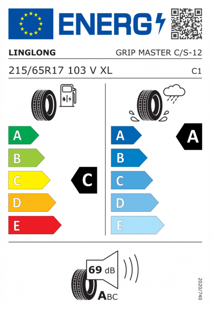 Linglong Grip Master C/S 215/65 R17 103V XL Eurolabel