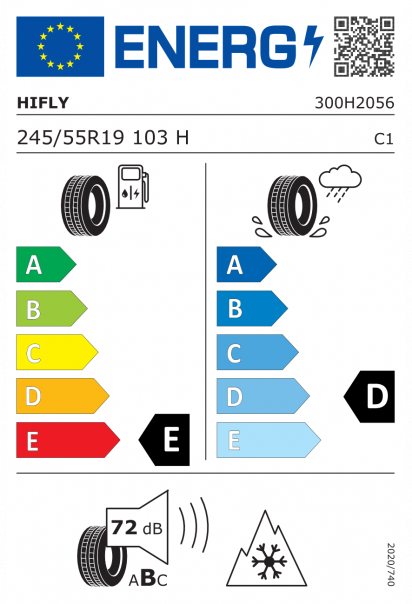 Hifly Win-Turi 212 245/55 R19 103H Eurolabel