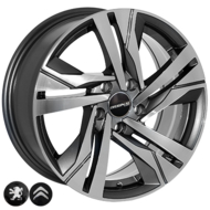 Диски на авто 7 R16 Zorat wheels BK5543 R16 W7 PCD 5/108 DIA65,1 ET45