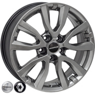 Диски на авто R17 5/110 65,1 Zorat wheels BK5504 R17 W7 PCD 5/110 DIA65,1 ET40
