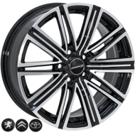 Диски на авто 7 R17 5/108 60,1 Zf FR769 R17 W7 PCD 5/108 DIA65,1 ET45