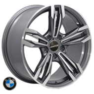 Диски на авто 58,1 Zorat wheels BK5730 R17 W8 PCD 5/120 DIA74,1 ET20