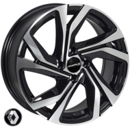 Диски на авто 6 56,6 Zorat wheels BK5762 R15 W6 PCD 5/108 DIA63,4 ET44