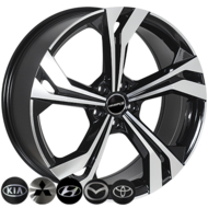 Диски на авто 8,5 R20 66,5 Zorat wheels BK5873 R20 W8.5 PCD 5/112 DIA66,6 ET35