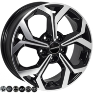 Диски на авто 6 R16 58,5 Zf FE175 R16 W6 PCD 5/114.3 DIA67,1 ET50