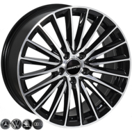 Диски на авто 7,5 R17 5/112 Zorat wheels BK5909 R17 W7.5 PCD 5/112 DIA66,6 ET40
