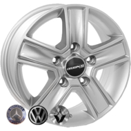 Диски на авто 6,5 58,1 Zorat wheels BK473 R16 W6.5 PCD 5/118 DIA71,1 ET45