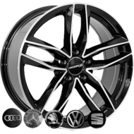 Диски на авто 8,5 R19 Zorat wheels BK690 R19 W8.5 PCD 5/112 DIA66,6 ET35