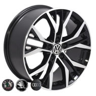 Диски на авто 7 R16 56,6 Zorat wheels BK713 R16 W7 PCD 5/112 DIA57,1 ET45