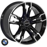 Диски на авто 8 58,1 Zorat wheels BK5255 R17 W8 PCD 5/120 DIA74,1 ET34