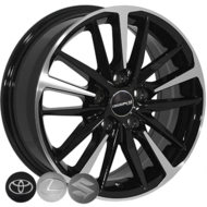 Диски на авто 6,5 58,1 Zorat wheels BK5342 R16 W6.5 PCD 5/114.3 DIA60,1 ET45