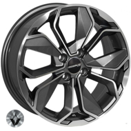 Диски на авто 5,5 58,5 Zorat wheels BK5296 R14 W5.5 PCD 4/100 DIA67,1 ET40