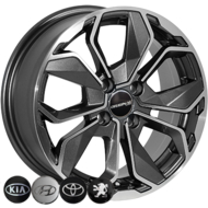Диски на авто 6,5 R16 4/100 57,1 Zorat wheels 6 362 R16 W6.5 PCD 4/100 DIA60,1 ET38
